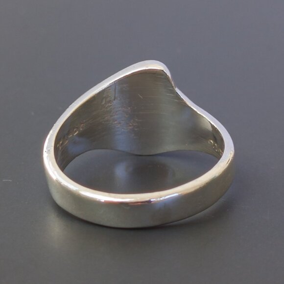 Vintage TAXCO Sterling Sculpted Wave Ring — Size 6.75 - Picture 8 of 12